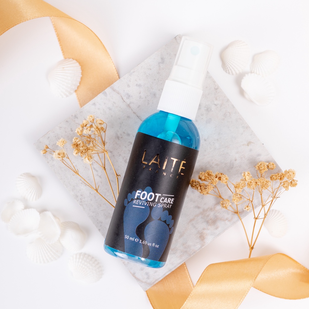 CantikQ- Foot Care Reviving Spray Laite Skincare / Formulasi Dokter / BPOM & halal MUI / Penghilang