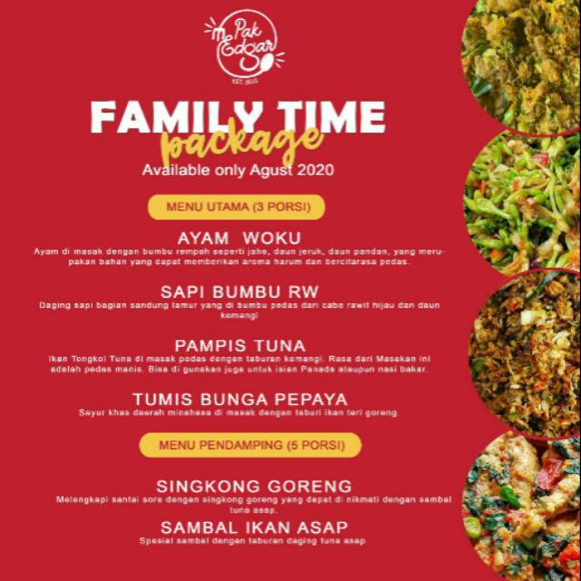 

Besek Manado Family Pack - Lauk Siap Saji