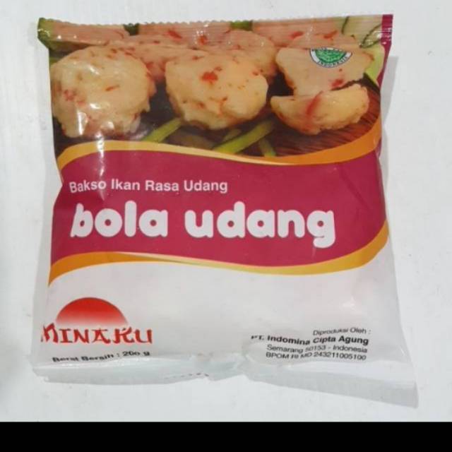 

Minaku Bola udang 500gr