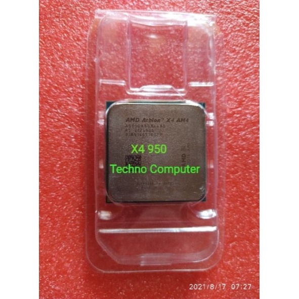 Prosesor AMD AM4 Athlon X4 950 4-Cores 3.5 GHz 3.8 GHz TDP 65W Bekas