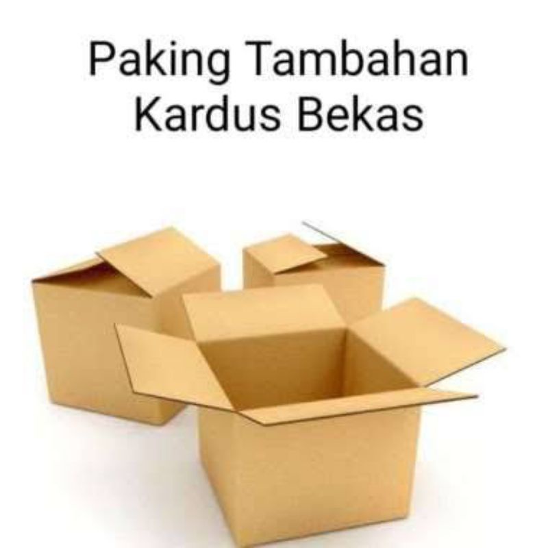 

Kardus / Bubble Warp Paking Tambahan Paket Lebih Aman