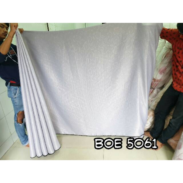 Gorden meteran import #kainsaja blackout polos embos minimalis motif mawar mrk BOE.5061(bahan tebal)