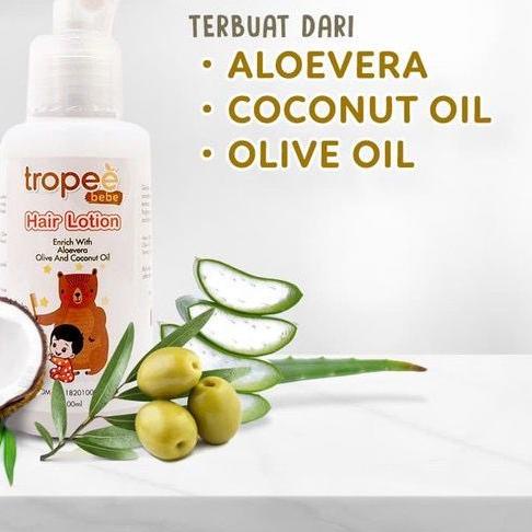 Castle - Tropee Bebe Candlenut Shampoo - Candlenut Oil - Hair Lotion 100ml / 250ml - Telon Lotion - 