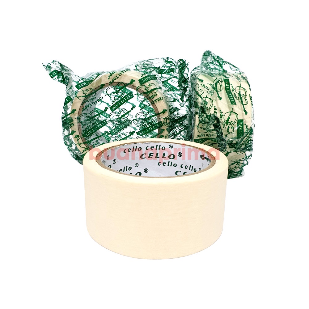 

Lakban Kertas Cello 48 mm x 20 meter Masking Tape 2 inch