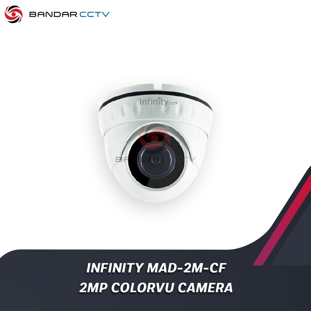 Infinity CCTV Indoor 2MP Colorvu Camera MAD-2M-CF