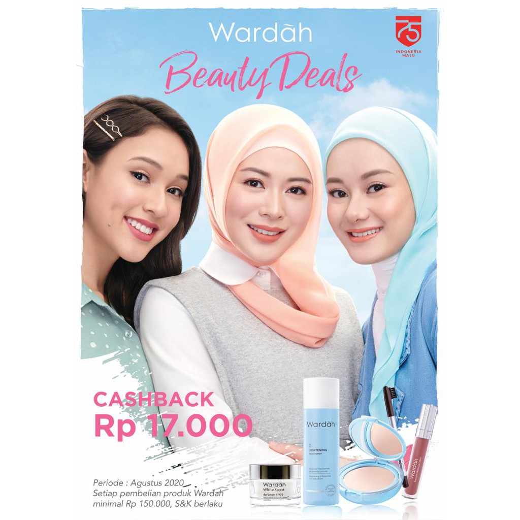 ❤️Wardah Free Item Real Size LIVE ONLY ❤️Pembelanjaan Minimal Rp 200.000