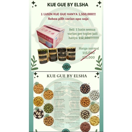 

kue lebaran 1 lusin enak dan lezat PO 3 hari