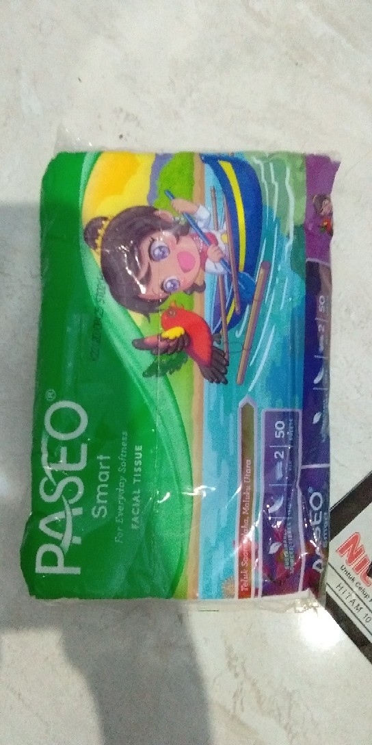 Tissue Paseo Travel Pack 50 Sheets 2 Ply