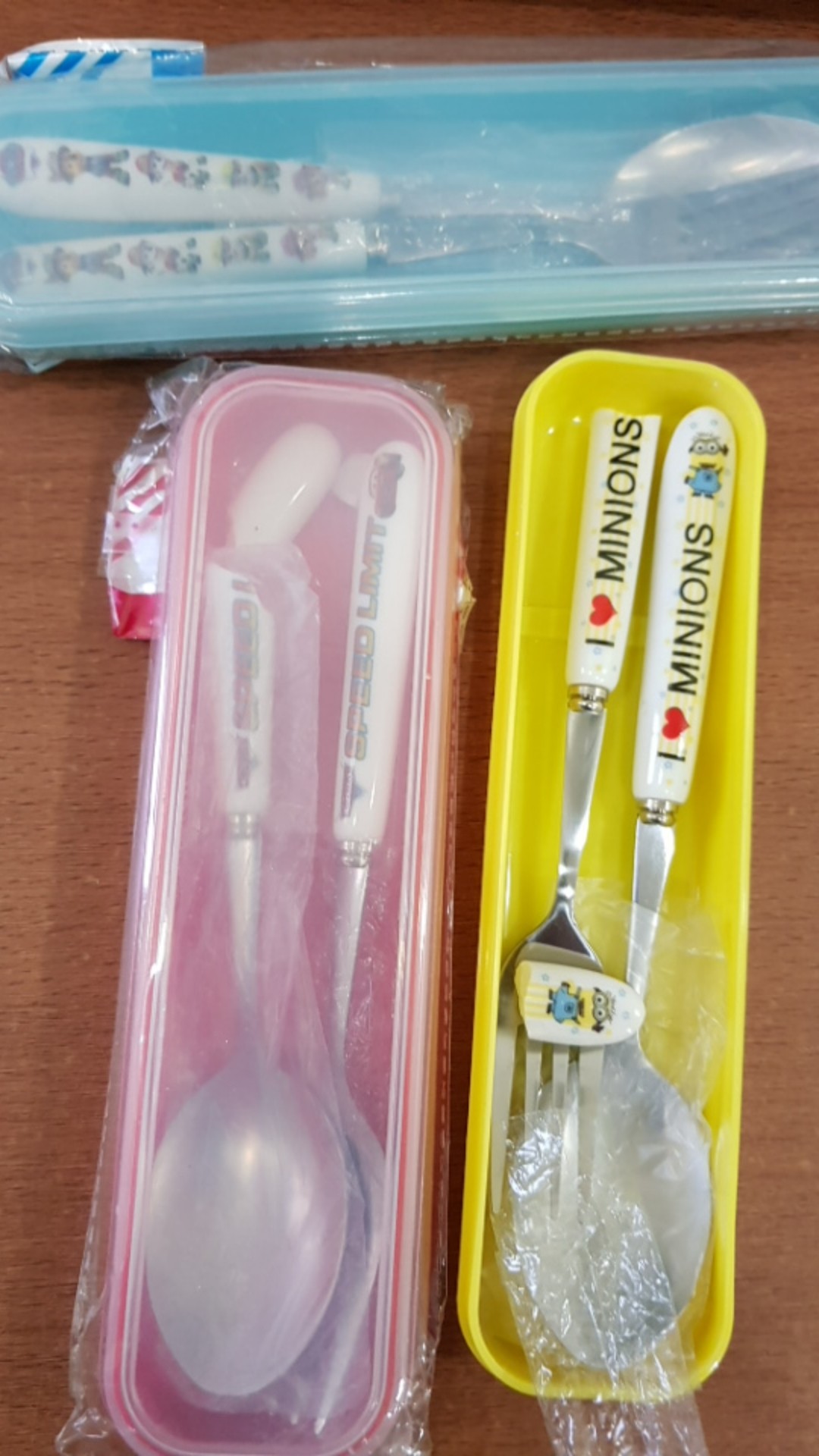Sendok Set Karakter /  Sendok Garpu Set Keramik Karakter