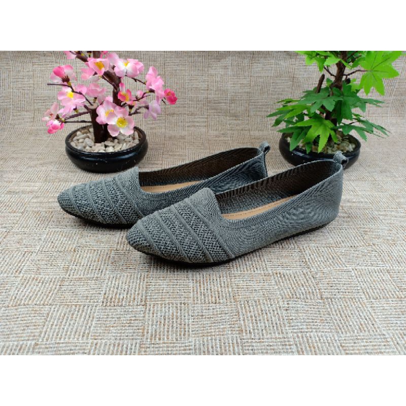 Sepatu Flat wanita Rajut Import DO-07 GRAVICI