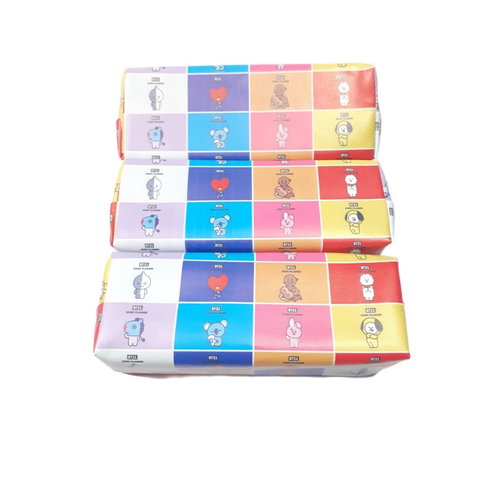 

ROYALSTATIONERY - KOTAK PENSIL KARAKTER KARTUN KOTAK KOTAK / POUCH / TEMPAT PENSIL. MURAH