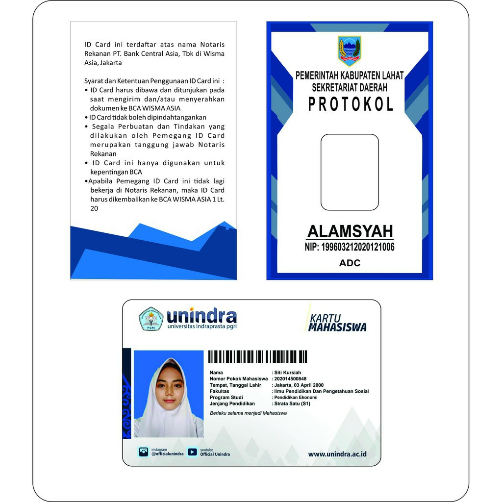 Jasa Design Id Card & Lanyard - Tali Gantungan ID Card