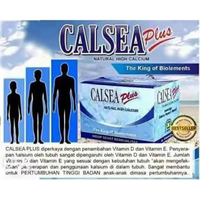 Penambah Tinggi Badan / Calsea Plus Nasa / Pembentuk Tulang dan GigiProduk Indo lokal
