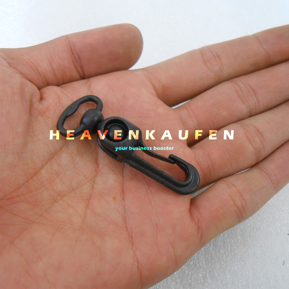 Kait Pengait Gantungan Hook Cantelan 1,5 cm Acetal Warna Hitam