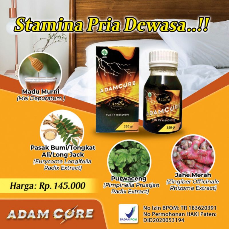 

Cashback 3% Madu Asli Murni Herbal Adamcore 350gr plus Purwaceng