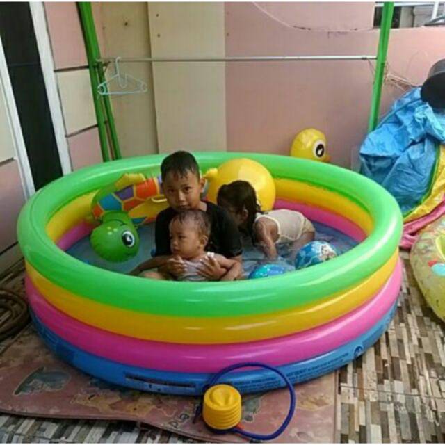 Kolam 157cm 51117 Bestway 4RING bawah polos
