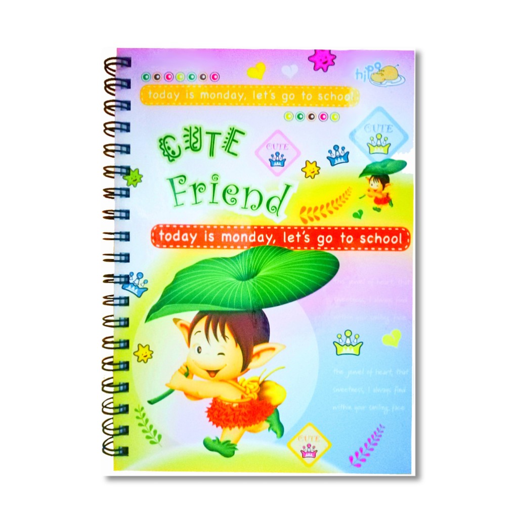 

Buku Tulis Hardcover A5 dengan Ring Spiral / Catatan / Notebook