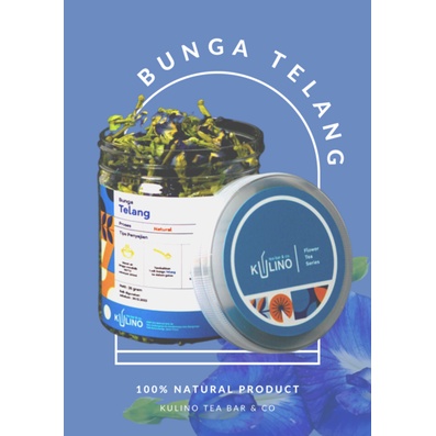 

TEH BUNGA TELANG ORGANIK - BUTTERFLYPEA - FLOWER TEA