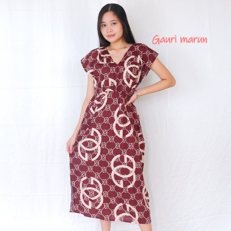 DRESS DASTER BAJU TIDUR WANITA  CASANDRA  LONGGAR MURAH KAIN ADEM