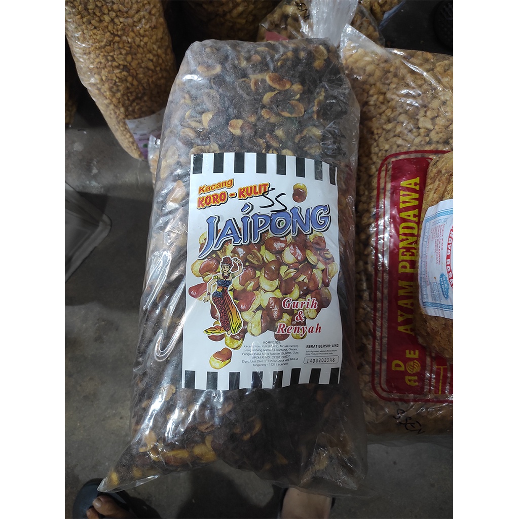 

Kacang Koro Kulit Murah Jaipong 500gr