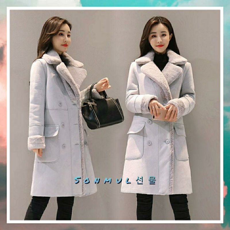 READY INDONESIA WOMAN WINTER COAT PREMIUM SUEDE 'VIVI' JAKET WANITA MUSIM DINGIN