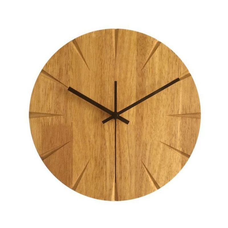 Jam Dinding Model Desain Kayu Unik Dekorasi Pajangan Rumah Retro Vintage-J23