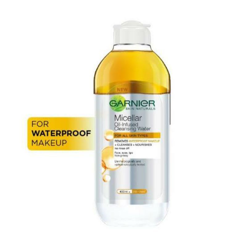 GARNIER MICELLAR WATER INFUSED OIL 400ML - GARNIER