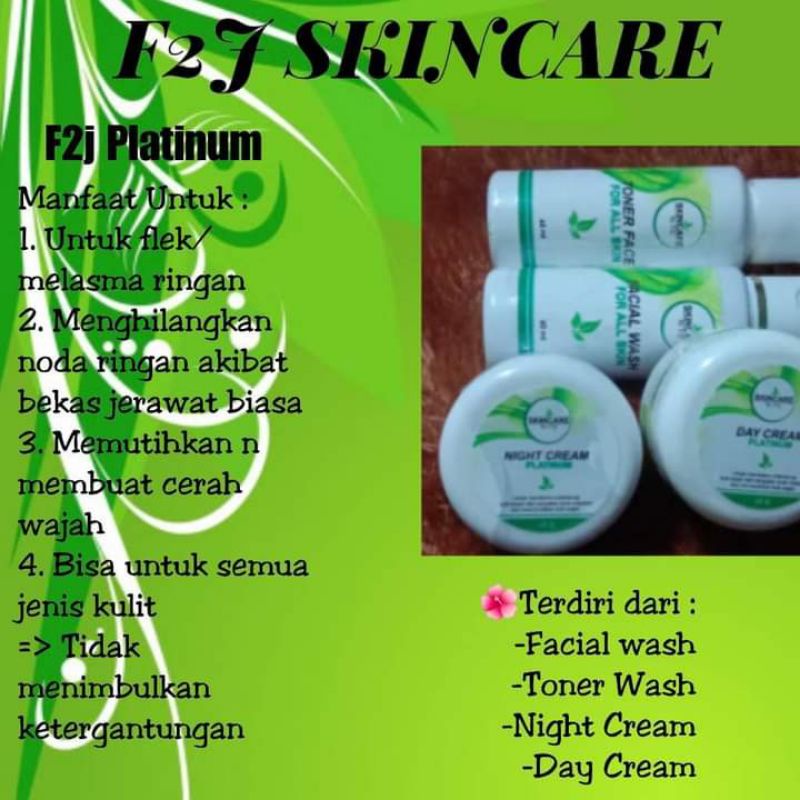 SKINCARE F2J PLATINUM