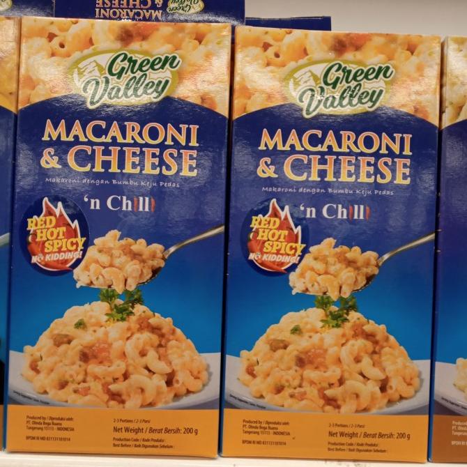 

>*>*>*>*] GREEN VALLEY MACARONI CHEESE CHILI 200 gr red hot spyci