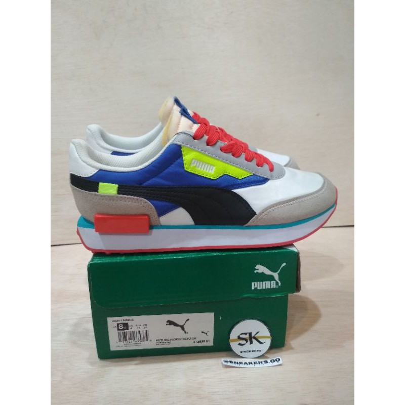 PUMA FUTURE RIDER RIDE WHITE/HIGHRISE/DAZZBLUE
