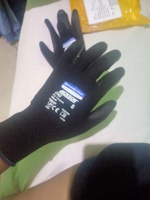 Sarung Tangan Kleenguard G40 Mekanik Polyurethane Pu Hitam Kimberly-clark