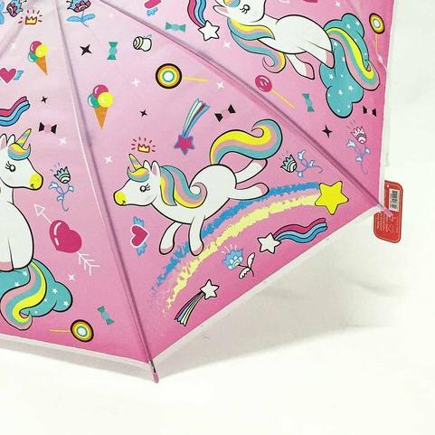 ✮ TCS Payung anak unicorn / pony / plastik / semi transparan / dof / kuda poni cantik ֍