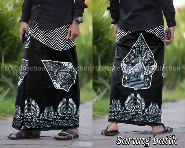 DISKON Sarung Batik Antasena warna lengkap Hijau