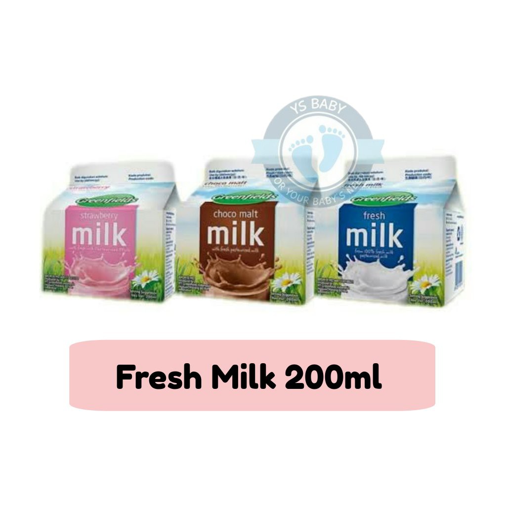 

Greenfields fresh Milk / Chocomalt / Mochacino / Strawberry 200 ml Greenfield