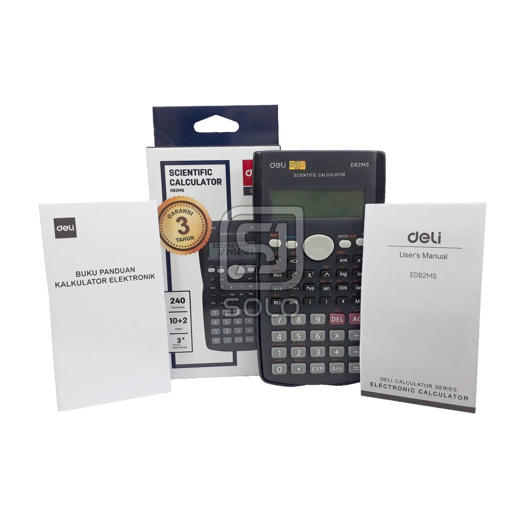 

Calculator Kalkulator Deli D82MS Scientific Calculator