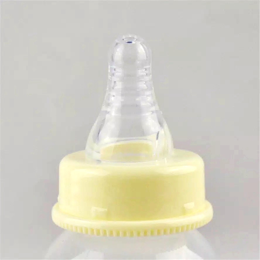Reliable Dot Botol Susu Bayi Gepeng / BulatPeristaltic &amp; Ortho Silicone Nipple Silikon Peristatik