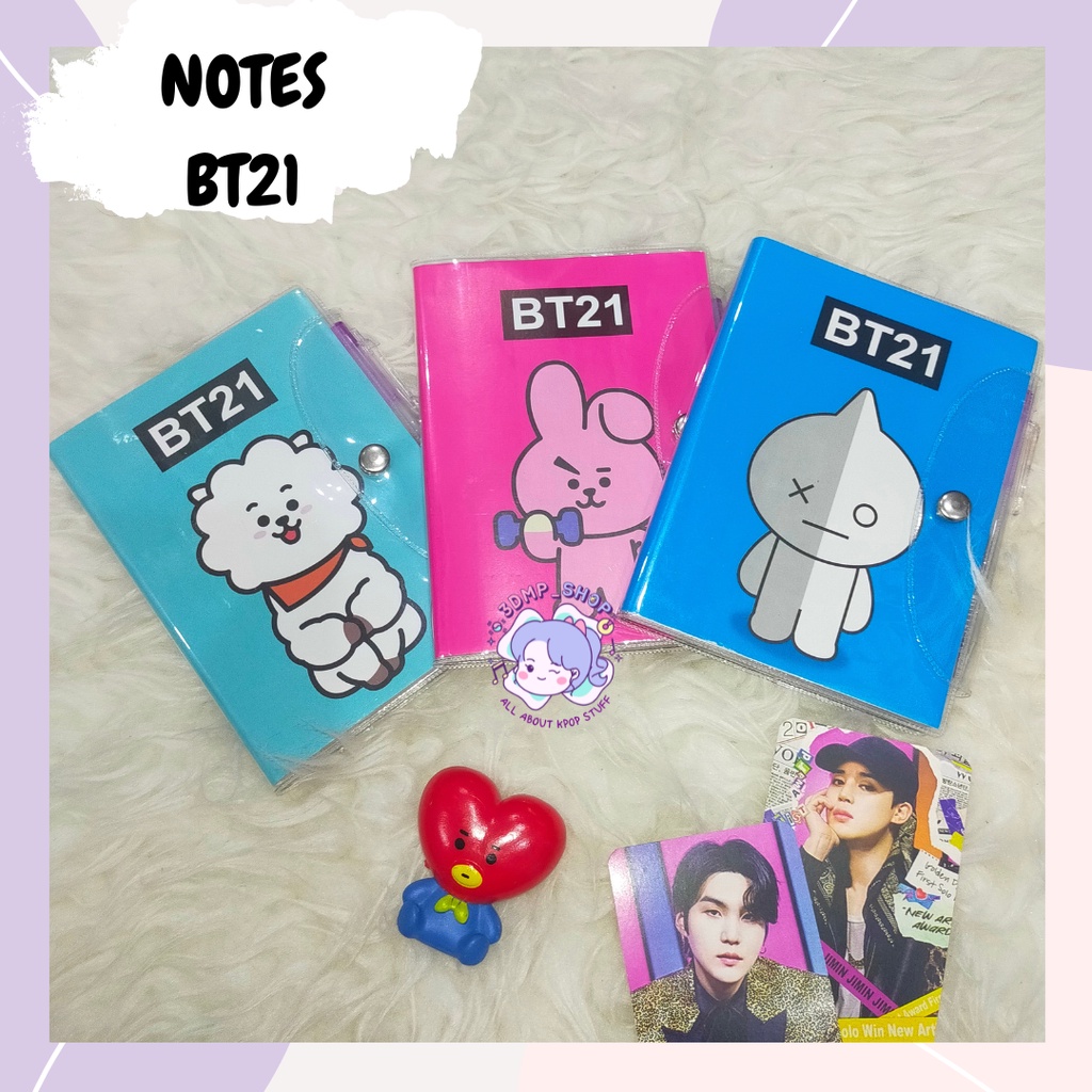 Buku notes tulis catatan bt21 van cooky rj