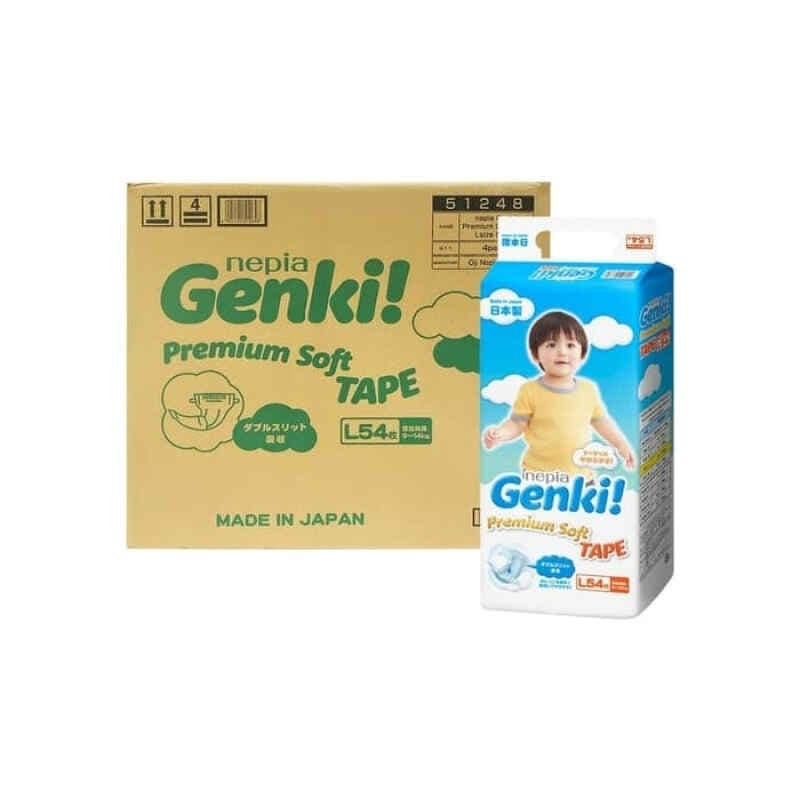 NEPIA GENKI L ISI 54 L54 L 54/ 1 DUS ISI 4 PACK / 1 KARTON