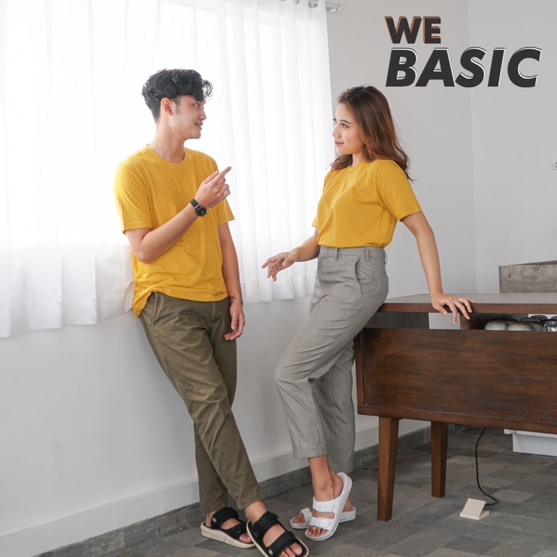 WEBASIC KAOS POLOS PREMIUM COTTON 30S LENGAN PENDEK (Jaminan Bahan Nyaman dan Adem)