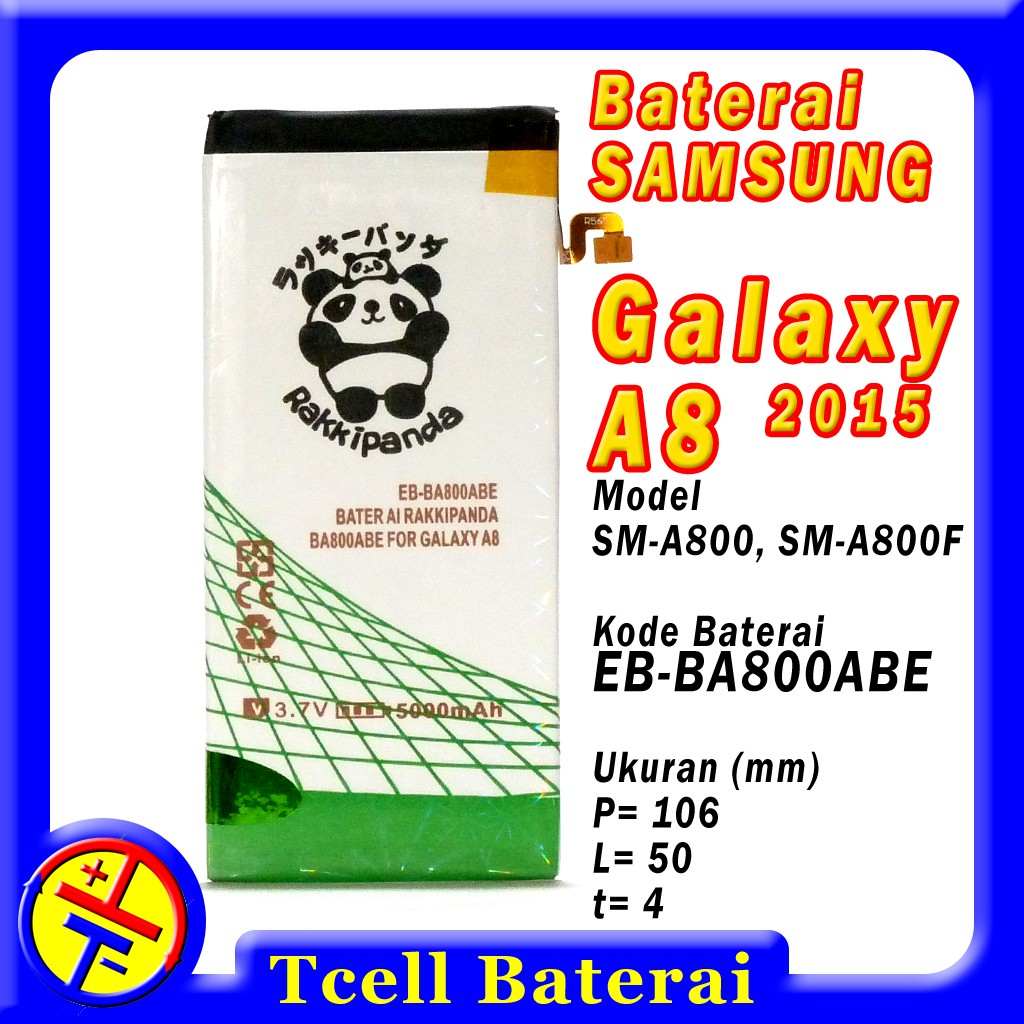 Baterai Samsung Galaxy A8 2015 A800 A800F EB-BA800ABE Rakkipanda Batre batere original