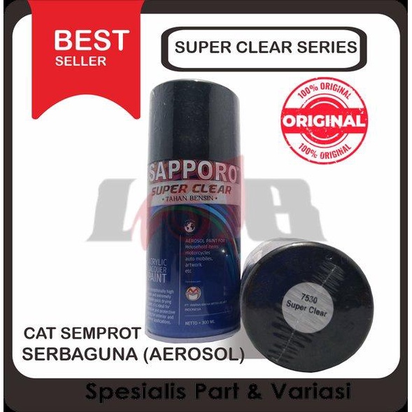 

Terpopuler Sapporo Super Clear Atau Gloss Doff Cat Semprot Pylox Saporo Paint Tahan Bensin Murah