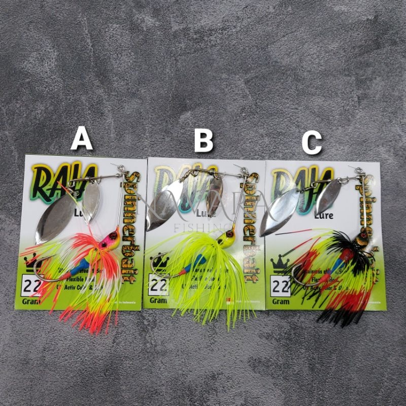 Umpan spinner raja lure 22 grm