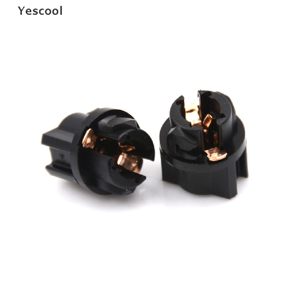 Yescool 10 Pcs Socket Bohlam Lampu T5 Model Putar