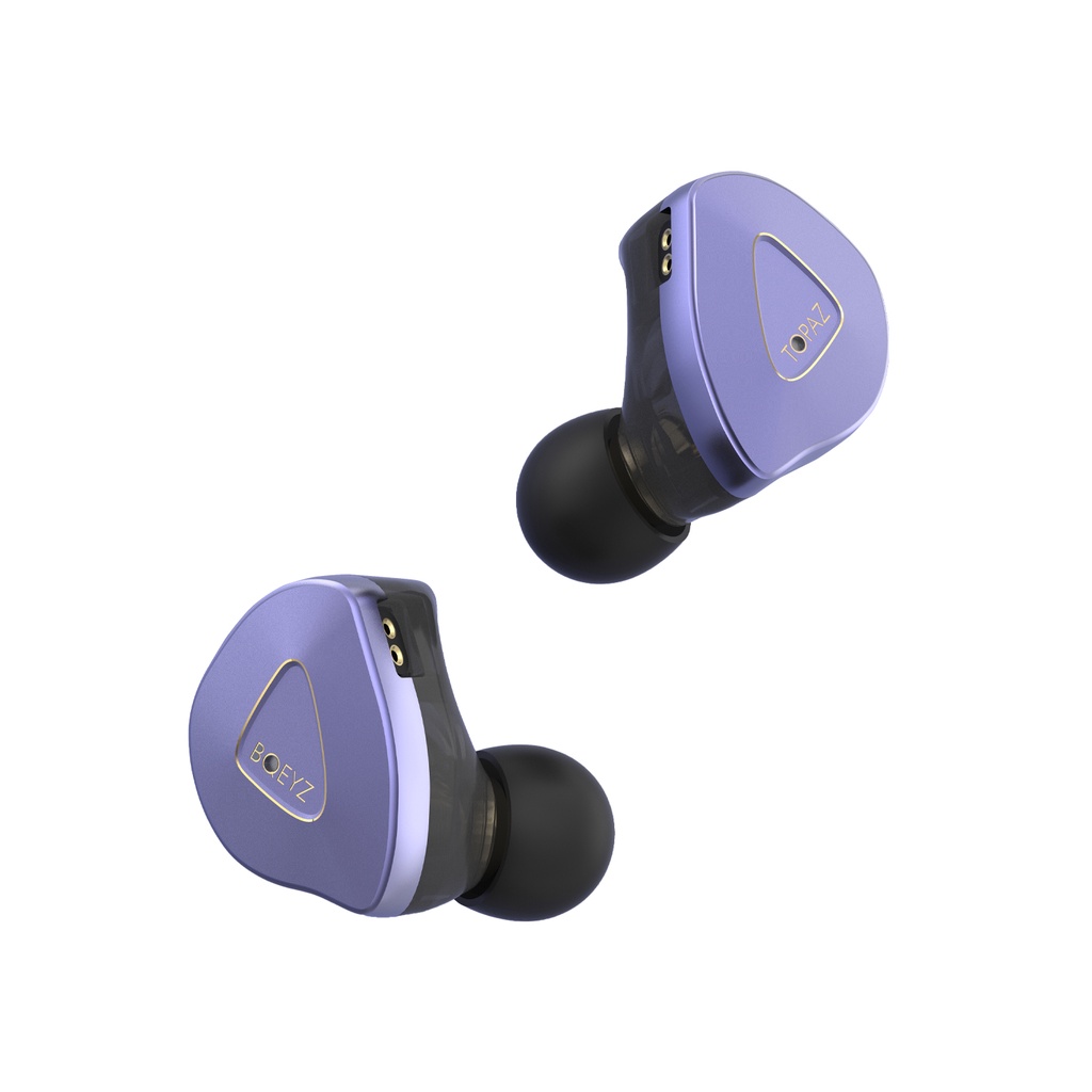 Bqeyz Earphone In Ear Dinamis Piezoelektronik Drivers 0.78 Dengan Kabel Upgrade Pengganti Untuk Musim Semi / Panas / Gugur 2