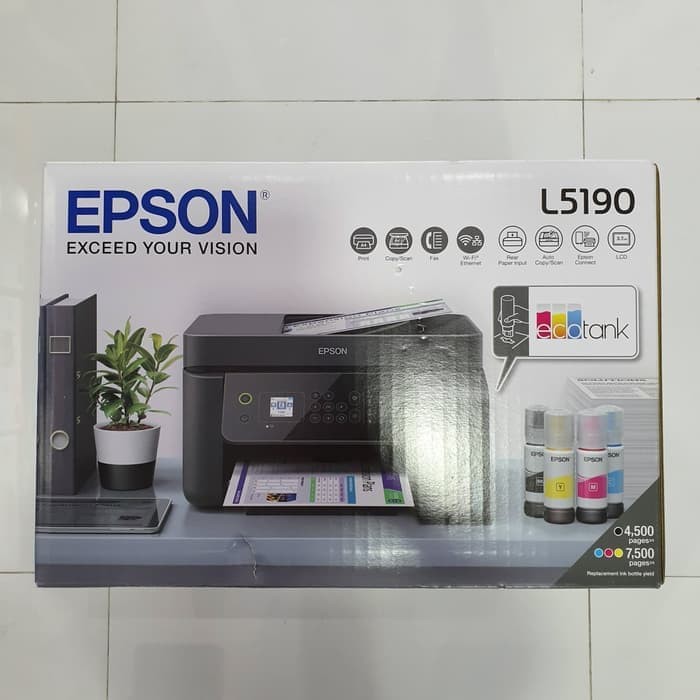 PRINTER EPSON L5190 L-5190 PENGGANTI L565 GARANSI RESMI  Print Scan Copy Fax Wifi