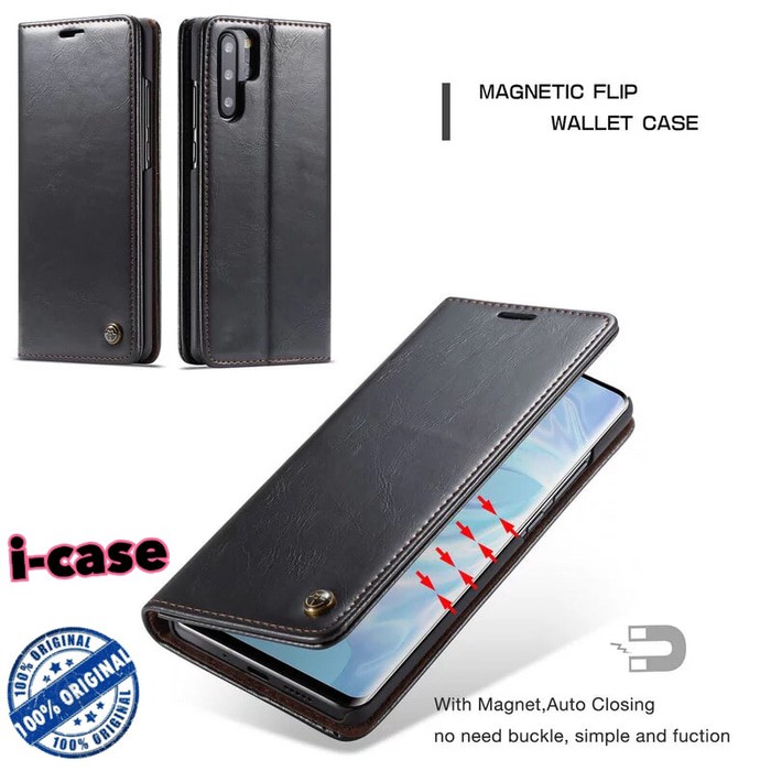 Hot Sale Leather Case Huawei P30 pro Flip Cover Wallet Caseme - dompet