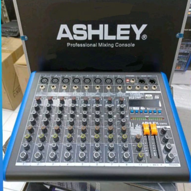 Mixer Audio Ashley 8 Channel SMR-8 Baru Koper Alumunium Original