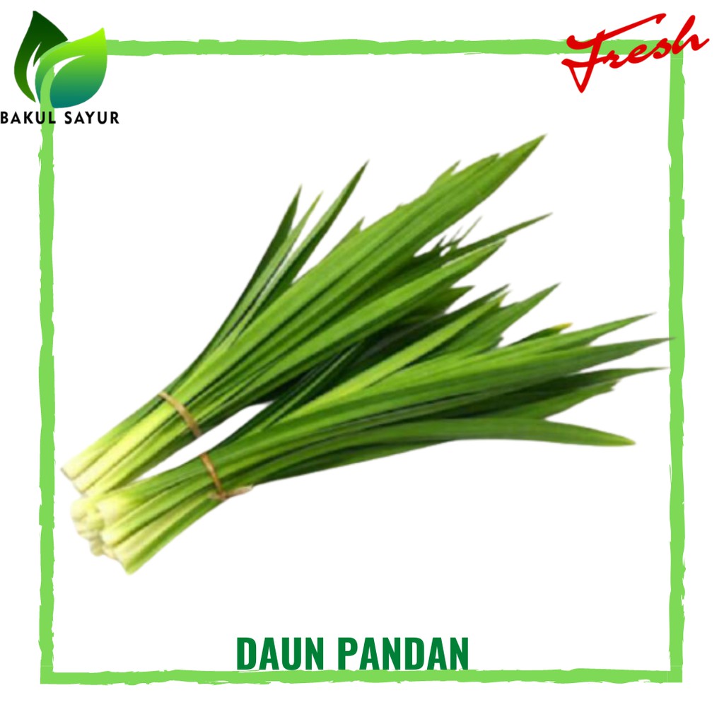 

DAUN PANDAN WANGI SEGAR 100 GRAM- SAYUR SEGAR JAKARTA TIMUR