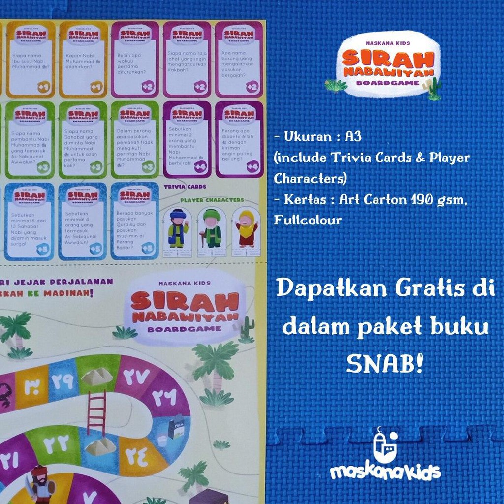 Buku Aktivitas Anak : Sirah Nabawiyah Activity Book