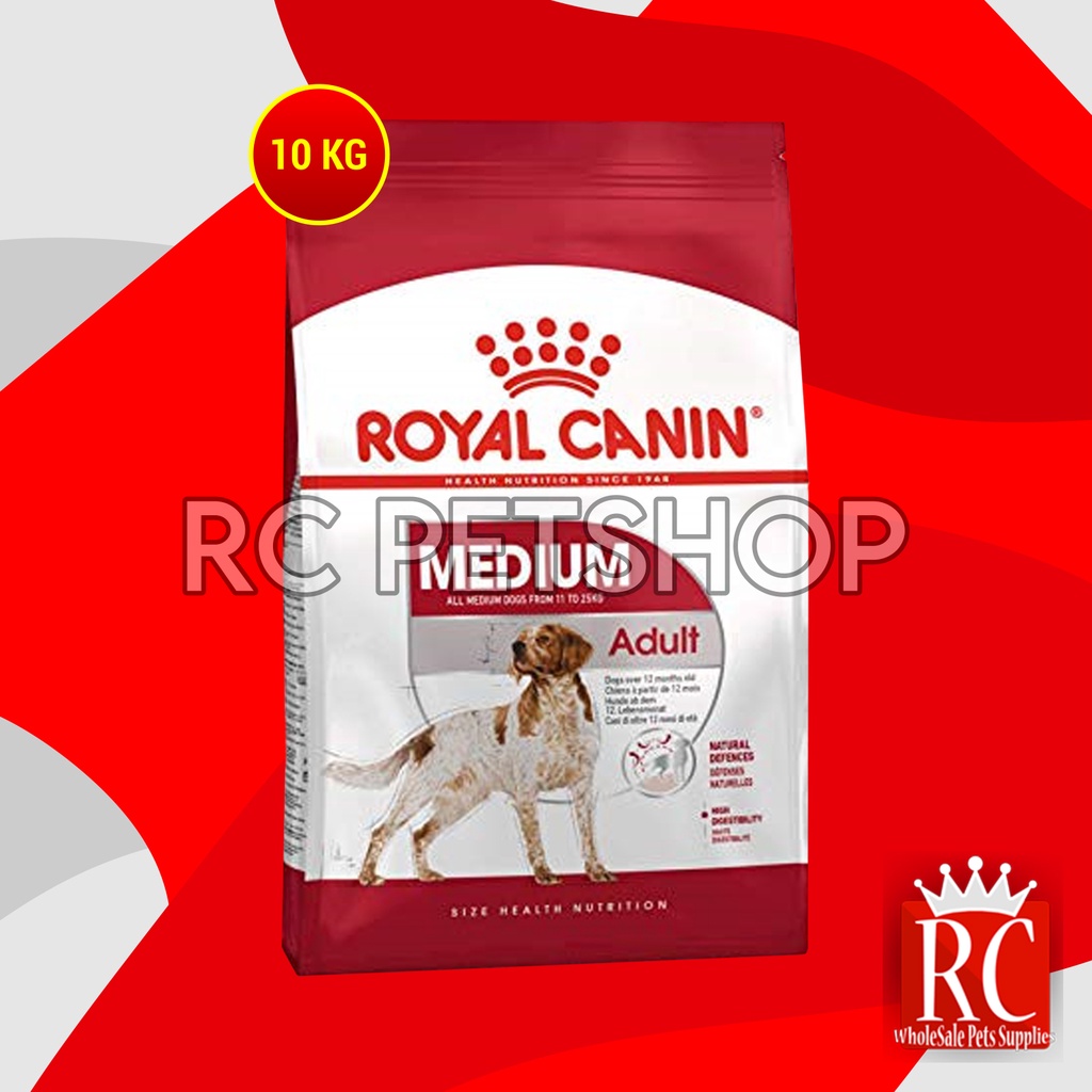 Makanan Anjing Royal Canin Medium Adult 10 Kg